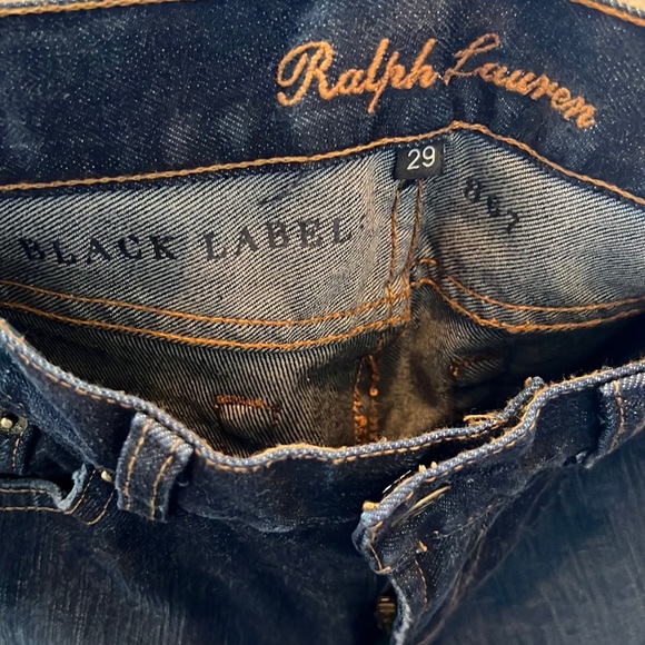 NWOT Ralph Lauren Black Label Peacock Feather Jeans - Picture 2 of 16